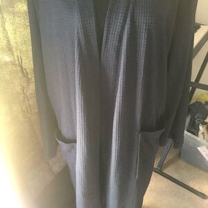 Luxurious Navy Blue Sleepwear Robe